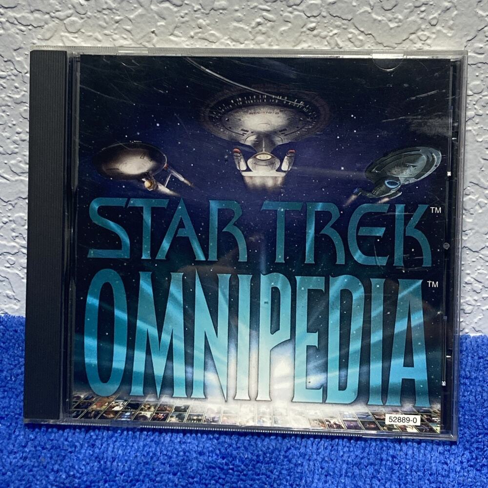 Star Trek Omnipedia Computer Interactive CD Vintage 1995